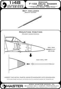 画像4: MASTER[AM-48-043]F-102 Delta Dagger - Pitot Tube (4)