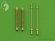 画像1: MASTER[AM-48-054]Italian machine gun  Breda SAFAT 12,7mm barrels (2pcs) (1)