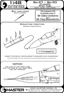 画像4: MASTER[AM-48-066]Su-27/Su-30 (Flanker) - Pitot Tube (4)