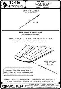 画像3: MASTER[AM-48-072]SAAB 32 Lansen - Pitot Tubes (3)