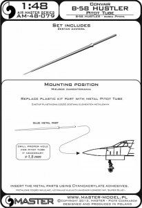 画像4: MASTER[AM-48-079]Convair B-58 Hustler - Pitot Tube (4)