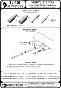 画像3: MASTER[AM-48-095]Fairey Firefly ? Hispano 20mm cannons with uncovered barrels (3)
