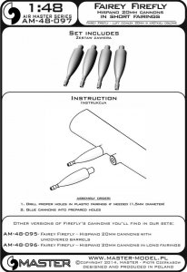 画像3: MASTER[AM-48-097]Fairey Firefly ? Hispano 20mm cannons in short fairings (3)