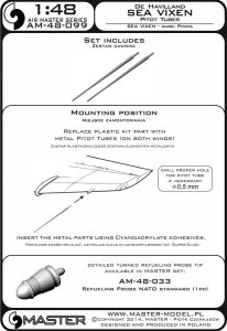 画像3: MASTER[AM-48-099]De Havilland Sea Vixen - Pitot Tubes (3)