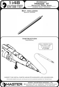 画像3: MASTER[AM-48-101]Dassault Mirage IV - Refueling Probe Boom (3)