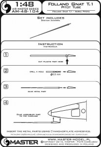 画像3: MASTER[AM-48-104]Folland Gnat T.1 - Pitot Tube (3)