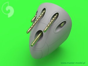 画像2: MASTER[AM-48-114]P-38 Lightning - early armament (.50 cal Brownings with drilled cooling jackets & early and late 20mm cannon tips) (2)