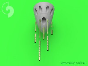 画像3: MASTER[AM-48-114]P-38 Lightning - early armament (.50 cal Brownings with drilled cooling jackets & early and late 20mm cannon tips) (3)