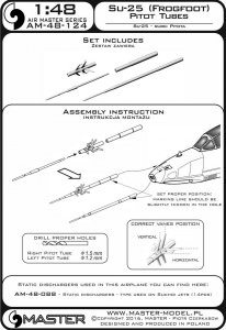 画像4: MASTER[AM-48-124]Su-25 (Frogfoot) - Pitot Tubes (4)