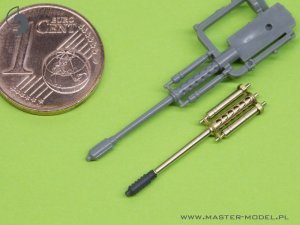 画像3: MASTER[AM-48-125]AH-64 Apache - M230 Chain Gun barrel (30mm), Pitot Tubes and tail antenna (resin, PE and turned parts) (3)