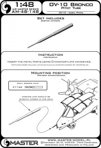 画像3: MASTER[AM-48-148]OV-10 Bronco - Pitot Tube (3)