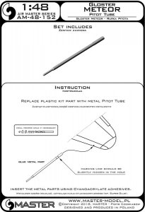 画像3: MASTER[AM-48-152]Gloster Meteor - Pitot Tube (3)