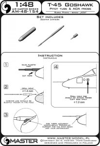 画像4: MASTER[AM-48-154]T-45 Goshawk - Pitot Tube & Angle Of Attack probe (4)