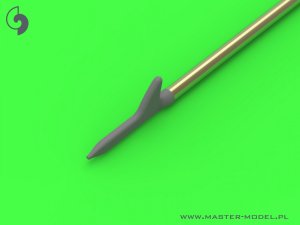 画像2: MASTER[AM-48-156]US WWII Pitot Tube - "Shark-fin" type probe (1 pc) - used on P-36, P-39, P-40, P-47, A-36, B-239, T-6, B-25 and many more (2)