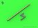 画像1: MASTER[AM-48-157]US WWII Pitot Tube - "L shape" type probe (1 pc) - use on export versions of US aircrafts (e.g. P-35, P-36, P-40, T-6, B-339) (1)