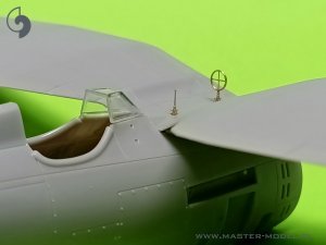 画像8: MASTER[AM-48-160]PZL P11c  - details set - wz. 33 machine gun barrels, gunsight and Venturi Tube (8)