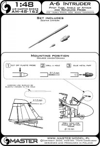画像3: MASTER[AM-48-162]A-6 Intruder -  Pitot Tube, Angle Of Attack and Refueling probe (3)