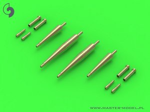 画像2: MASTER[AM-48-166]Spitfire Mk.Vc - Hispano 20mm cannons in fairings and Browning .303 barrel tips (for Eduard) (2)