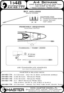 画像4: MASTER[AM-48-177]1/48 現用 アメリカ A-4スカイホーク攻撃機 空中給油ブーム ストレートタイプ(A-4E/F・TA-4F/J用) (4)