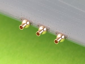 画像2: MASTER[AM-48-180]1/48 WWII アメリカ カーチスP-40Eウォーホーク ディテールセット 照準器/ブローニング.50(12.7mm)機銃口/ピトー管(エデュアルド用) (2)