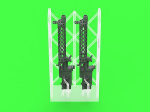 画像10: MASTER[AM-48-183]1/48 WWI ドイツ シュパンダウLMG 08/15機関銃 短装填ハンドルタイプ(2個入) (10)