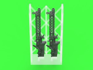 画像10: MASTER[AM-48-184]1/48 WWI ドイツ シュパンダウLMG 08/15機関銃 長装填ハンドルタイプ(2個入) (10)