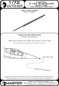 画像4: MASTER[AM-72-027]F-104 Starfighter - Pitot Tube (4)