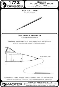 画像4: MASTER[AM-72-029]F-106 Delta Dart - Pitot Tube (4)