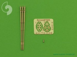 画像6: MASTER[AM-72-038]M197 - Three-barrelled rotary 20mm cannon - turned barrels with etched barrel clamps - used on AH-1 Cobra (6)