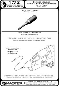 画像4: MASTER[AM-72-049]Chance Vought F-8E, J Crusader - Pitot Tube (4)