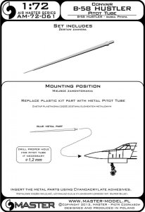 画像3: MASTER[AM-72-061]Convair B-58 Hustler - Pitot Tube (3)