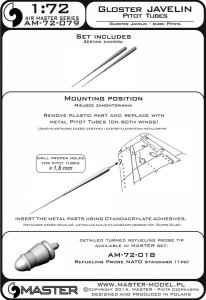 画像3: MASTER[AM-72-079]Gloster Javelin - Pitot Tubes (3)
