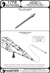 画像3: MASTER[AM-72-082]Dassault Mirage IV - Refueling Probe Boom (3)