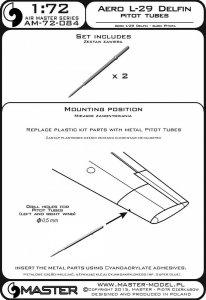 画像3: MASTER[AM-72-084]Aero L-29 Delfin - Pitot Tubes (3)