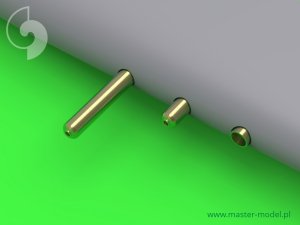 画像2: MASTER[AM-72-087]F6F-5 Hellcat - late armament (covered .50 cal Browning barrels) (2)