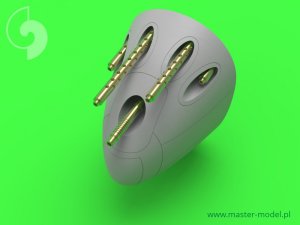 画像2: MASTER[AM-72-094]P-38 Lightning - early armament (.50 cal Brownings with drilled cooling jackets & early and late 20mm cannon tips) (2)