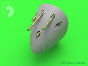 画像2: MASTER[AM-72-095]P-38 Lightning - late armament (.50 cal Brownings with covered cooling jackets & late 20mm cannon tips) (2)