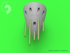 画像3: MASTER[AM-72-095]P-38 Lightning - late armament (.50 cal Brownings with covered cooling jackets & late 20mm cannon tips) (3)