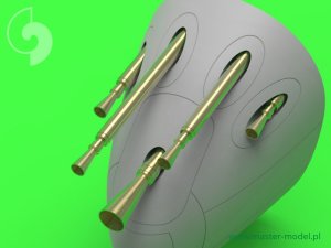 画像2: MASTER[AM-72-096]P-38M Lightning - .50 cal Brownings and 20mm cannon tips with flash hiders (2)