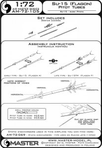 画像5: MASTER[AM-72-105]Su-15 (Flagon) - Pitot Tubes (optional parts for all versions) (5)