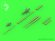 画像1: MASTER[AM-72-106]Su-17, Su-20, Su-22 (Fitter) - Pitot Tubes (optional parts for all versions) and 30mm gun barrels (1)