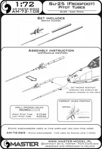 画像4: MASTER[AM-72-108]Su-25 (Frogfoot) - Pitot Tubes (4)