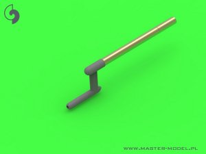 画像3: MASTER[AM-72-124]Curtiss P-40 E - N - details set - Browning .50 blast tubes, gunsight and Pitot Tube (3)