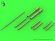 画像1: MASTER[AM-72-132]Fw 190 A2 - A5 armament set (MG 17, MG FF, MG 151 barrel tips) & Pitot Tube (for Eduard kit) (1)