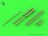 画像1: MASTER[AM-72-133]Fw 190 A6 armament set (MG 17, MG 151 barrel tips) & Pitot Tube (for Eduard kit) (1)