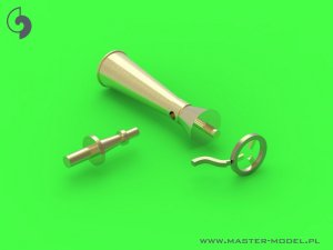 画像5: MASTER[AM-72-150]PZL P11a/b/c  - details set - wz. 33 machine gun barrels, gunsight and Venturi Tube (5)