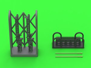 画像1: MASTER[AM-72-169]1/72 WWI ドイツ シュパンダウLMG 08/15機関銃 短装填ハンドルタイプ(2個入) (1)