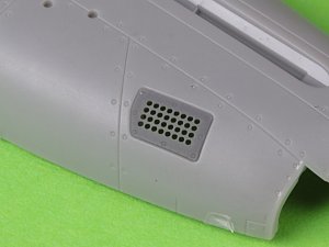 画像5: MASTER[AM-72-171]1/72 WWII アメリカ P-51ムスタング キャブレターエアフィルターカバー 標準穴開きタイプ(アルマホビー用) (5)