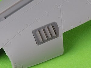 画像6: MASTER[AM-72-172]1/72 WWII アメリカ P-51ムスタング キャブレターエアフィルターカバー RAFルーバータイプ バージョンA(アルマホビー用) (6)