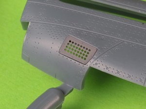 画像3: MASTER[AM-72-174]1/72 WWII アメリカ P-51ムスタング キャブレターエアフィルターカバー 標準穴開きタイプ(エデュアルド用) (3)